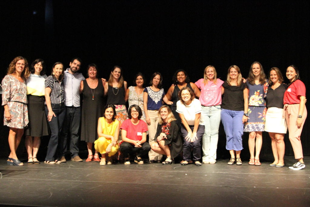 Equipe de professores, da Nova Escola e do Alana, no evento "Planejamentos de Educação Infantil". Foto: Heloisa Fantini.